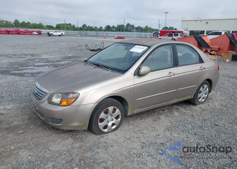 2009 Kia Spectra Ex z USA, uszkodzony, nr VIN KNAFE221395600506